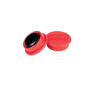 Aimants pour tableaux Blancs, Nobo, Rouges, 24mm, pack de 10, Rouge