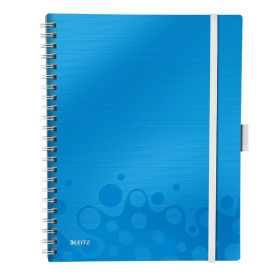 Cahier a4 bemobile wow leitz, ligne, bleu