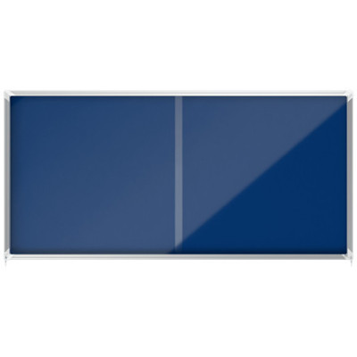 Vitrine d'interieur premium plus nobo feutre bleu 27xa4