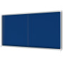 Vitrine d'interieur premium plus nobo feutre bleu 27xa4