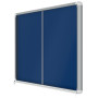 Vitrine d'interieur premium plus nobo feutre bleu 27xa4