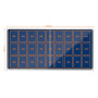 Vitrine d'interieur premium plus nobo feutre bleu 27xa4