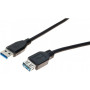RALLONGE USB 3.0 A   A NOIR 3,0 M
