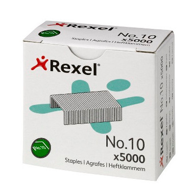 Agrafes nº 10 Rexel, pack de 5 000