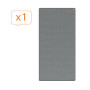 Systeme de tableaux Blancs et d’affichage mobile Move&Meet Nobo 1800x900mm, Noir