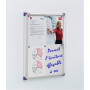 Vitrine d'interieur extra-plate a fond magnetique, 4xA4 Nobo
