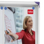 Vitrine d'interieur extra-plate a fond magnetique, 4xA4 Nobo