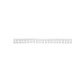Peigne metallique  8mm MULTIBIND GBC , Lot de 100, Argent