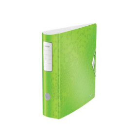 Classeur a levier 180° active pp dos 82mm, wow leitz, vert