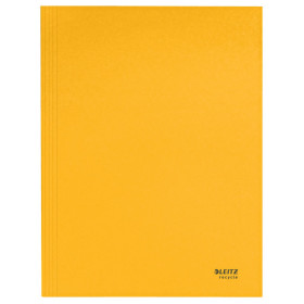 Chemise 3 rabats en carton RE CYCLE Leitz, neutre en CO2, Jaune