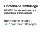 HP cartouche cyan 963XL 3JA27AE