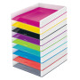 Corbeille a courrier dual wow leitz, blanc jaune
