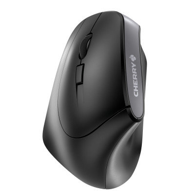 CHERRY Souris ergonomique MW-4500 Gaucher sans fil USB noire