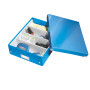 Format moyen avec organiseur, leitz click & store wow leitz, bleu