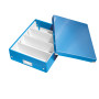 Format moyen avec organiseur, leitz click & store wow leitz, bleu