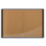 Vitrine d'interieur 18xa4 premium plus nobo, liege