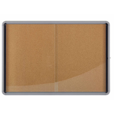 Vitrine d'interieur 18xa4 premium plus nobo, liege