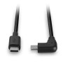 LINDY Câble USB 2.0 Type C coudé, 0.5m