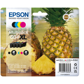 Epson multipack 604xl ananas 4 couleurs noir cyan magenta jaune xl