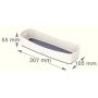 Mybox bac de rangement long wow leitz , blanc gris