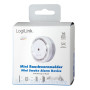 LogiLink Mini-détecteur de fumée , Longlife, blanc, pile