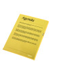 Esselte boîte de 100 pochettes-coin copy safe jaune en polypropylène 11 100e