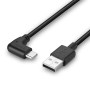 LINDY Câble USB 2.0 Type A vers C coudé, 1m