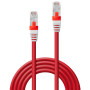 LINDY Câble réseau Rouge Cat.6A S FTP LSZH, 15m (testé par Fluke)