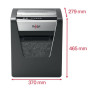 Destructeur de documents manuel x415 momentum rexel, noir