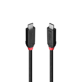LINDY Câble USB4 240W Type C vers C, 40Gbit s, Black Line, 2m