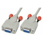 LINDY Câble Nullmodem Sub-D9 F F 3m