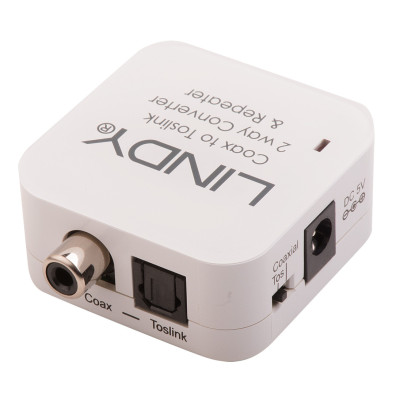 Lindy convertisseur toslink (optique) et coaxial bidirectionnel