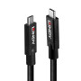 Lindy câble usb 3.2 10gbit s type c c actif, 8m