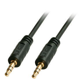 LINDY Câble audio Premium 2 x jack mâle 3,5mm, 1m