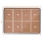 Vitrine d'interieur premium plus nobo liege 8xa4