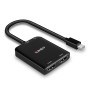 LINDY Hub MST Mini DisplayPort vers 2 Ports HDMI