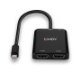 LINDY Hub MST Mini DisplayPort vers 2 Ports HDMI