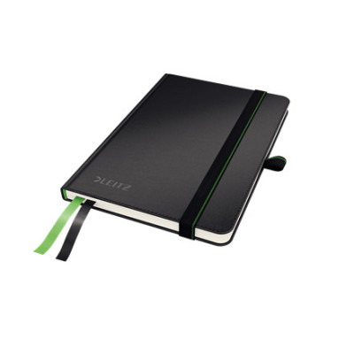 Cahier A6 COMPLETE Leitz, quadrille, Noir