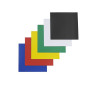 Carres magnetiques coloris Assortis Nobo