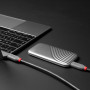 LINDY Câble USB4 240W Type C vers C, 40Gbit s, Anthra Line, 0.8m