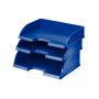 Corbeille a courrier paysage, leitz plus, jumbo, bleu