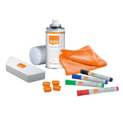 Kit de demarrage nobo pour tableaux en verre, tableaux verre