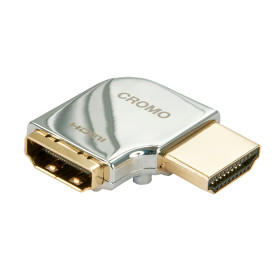 LINDY Coude HDMI CROMO®, 90° à droite