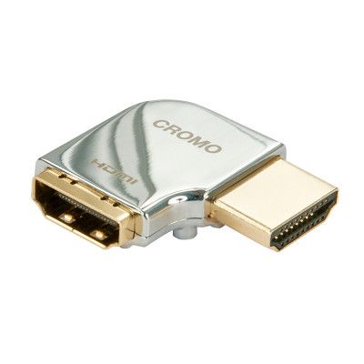 LINDY Coude HDMI CROMO®, 90° à droite