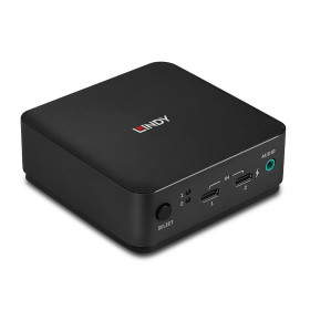LINDY Switch KVM 2 Ports Type C, DisplayPort 1.2