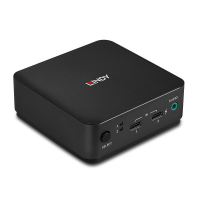 LINDY Switch KVM 2 Ports Type C, DisplayPort 1.2