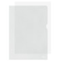 Chemise-coin esselte, lot de 10, transparent