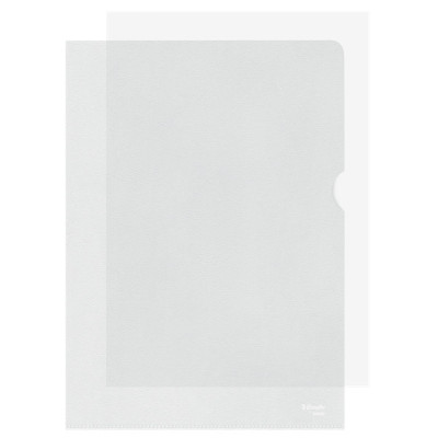 Chemise-coin esselte, lot de 10, transparent