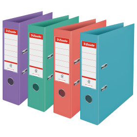 Classeur a levier standard a4 pp 75 mm  colour'breeze esselte, assortis