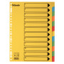 Intercalaire carton, A4, 12 touches Esselte, Multicolore